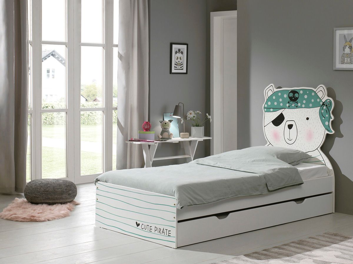 Dětská postel VIPACK FURNITURE Pirate bílá - obrázek 2