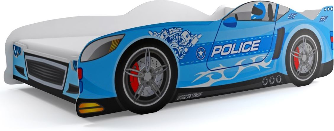 Dětská postel Ourbaby Police modrá 160x80 cm - obrázek 2