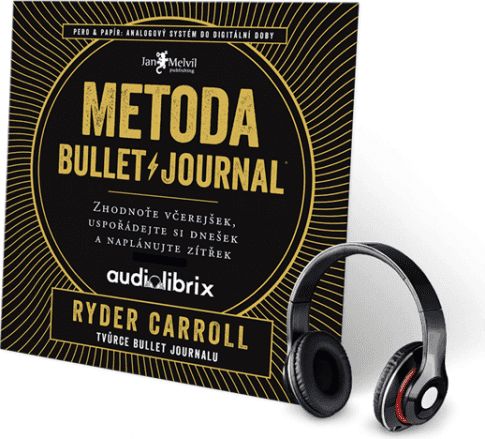 Ryder Carroll: AUDIOKNIHA: Metoda Bullet Journal (Zhodnoťte včerejšek, uspořádejte si dnešek a naplánujte zítřek) - obrázek 1
