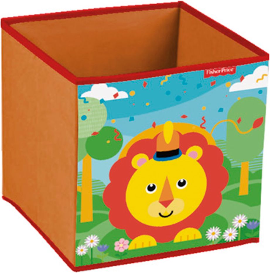 Dětský látkový úložný box Fisher Price Lion - obrázek 1