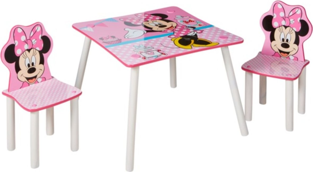 Dětský stůl s židlemi Minnie Mouse - obrázek 1