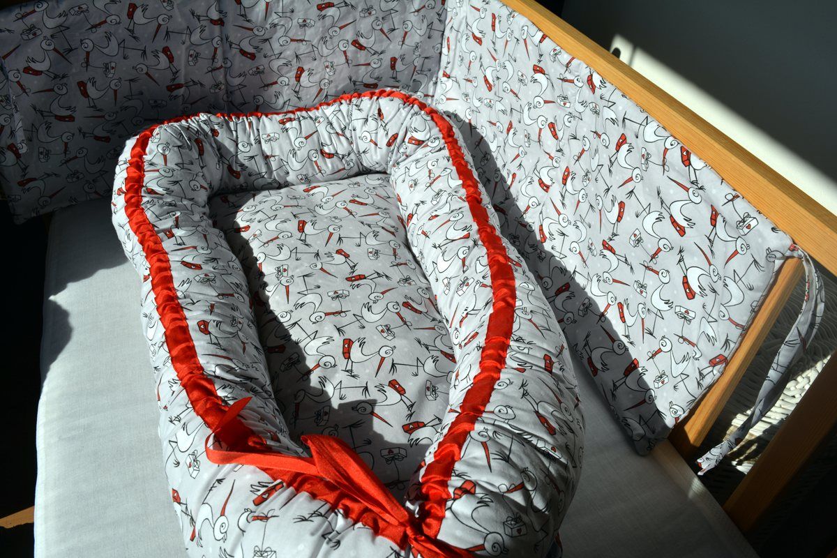 KHC Výhodný set Hnízdečko pro miminko+Mantinel do postýlky - obrázek 2
