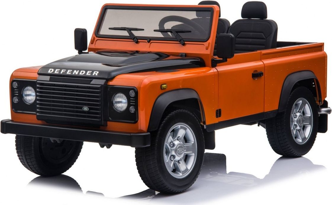 Mamido  Dětské elektrické autíčko Land Rover DEFENDER oranžové  R-DMD-328.POM - obrázek 1