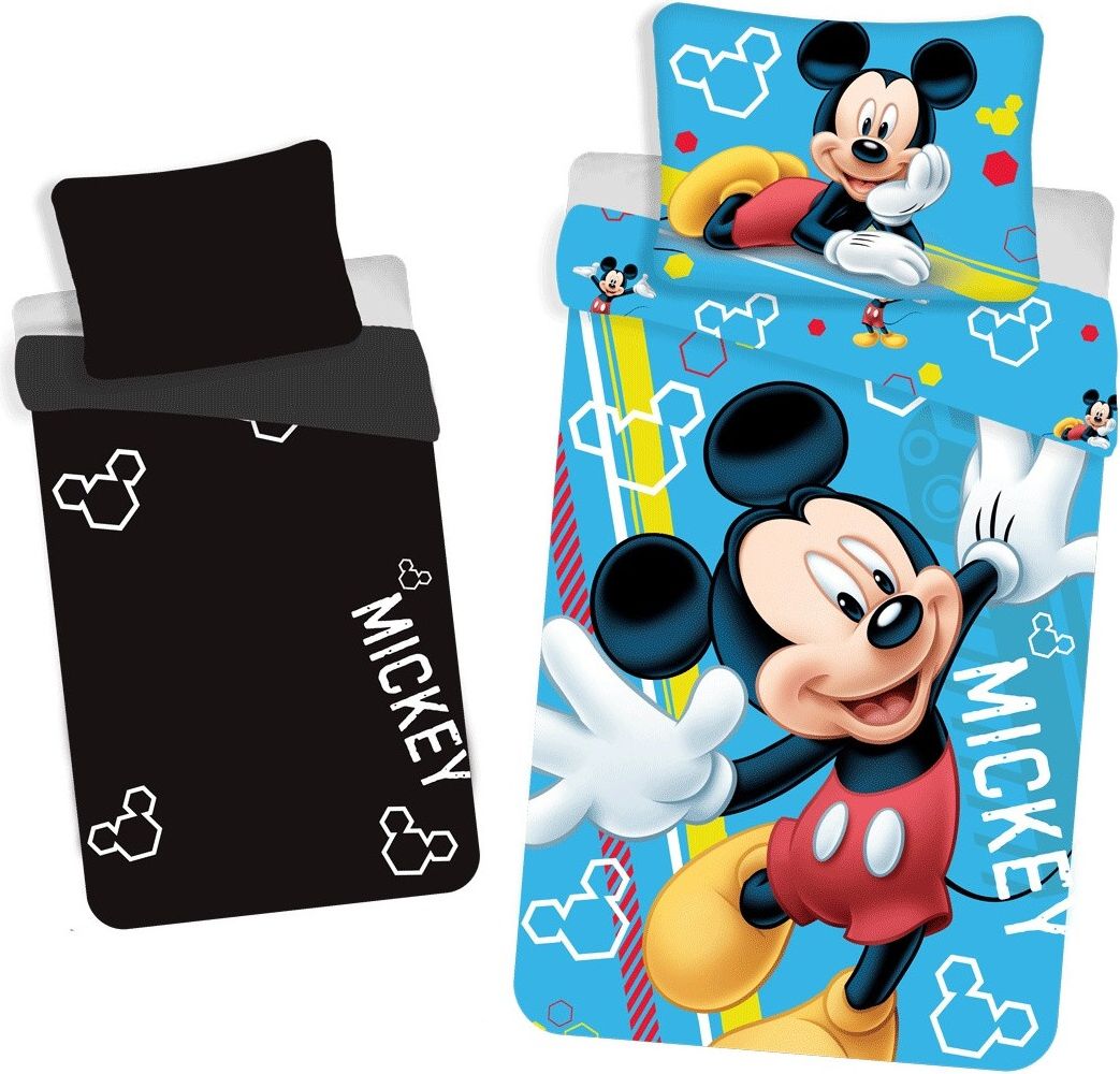 Jerry Fabrics Povlečení Mickey svítící efekt 140x200, 70x90 cm - obrázek 1