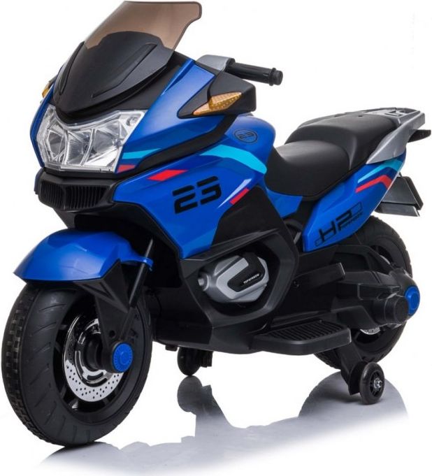 Elektrická motorka Sport Tourism - modrá - obrázek 19