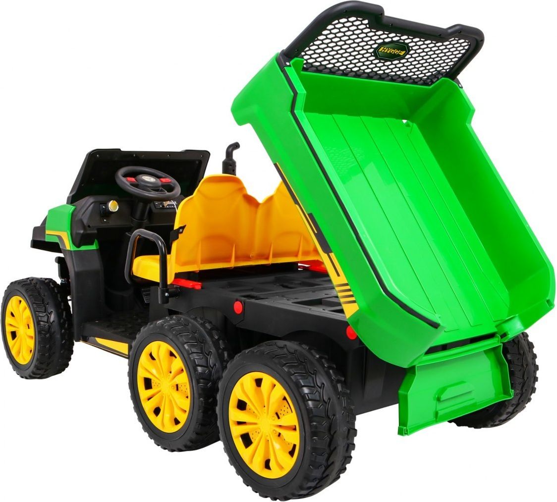 Elektrické farmářské autíčko - zelené - obrázek 4