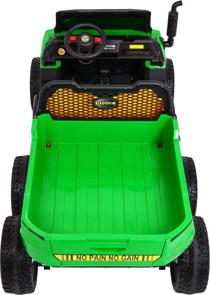Elektrické farmářské autíčko - zelené - obrázek 5