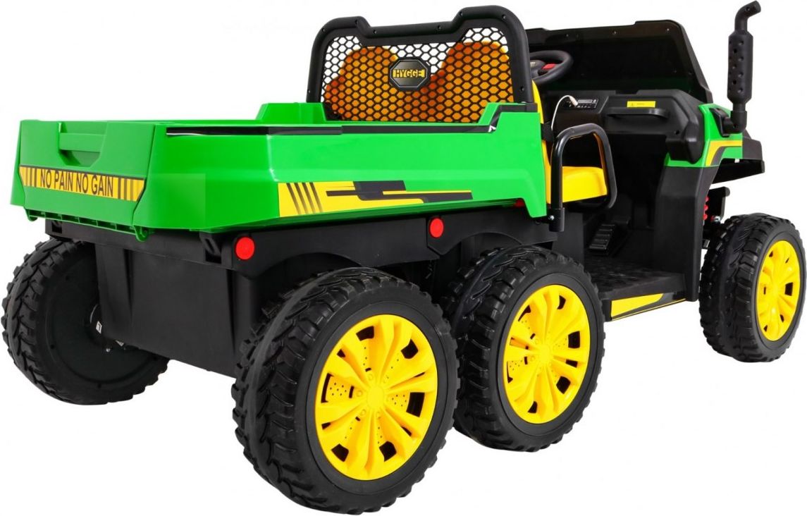 Elektrické farmářské autíčko - zelené - obrázek 19