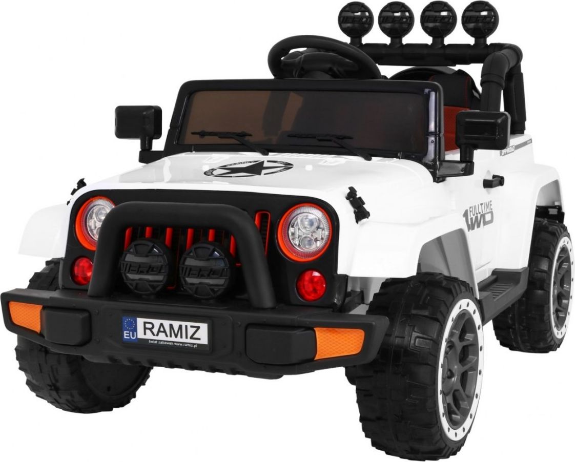 Elektrické terénní autíčko Full Time 4WD - červené - obrázek 2