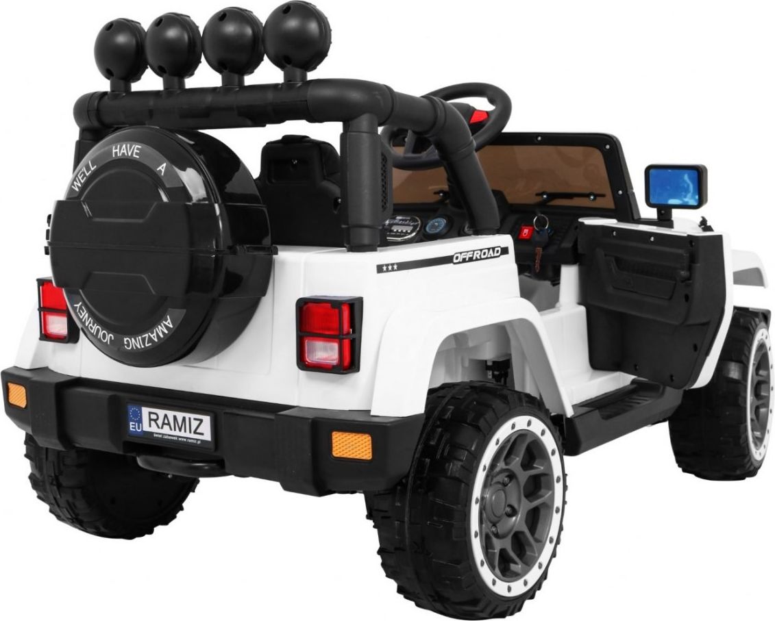 Elektrické terénní autíčko Full Time 4WD - červené - obrázek 7
