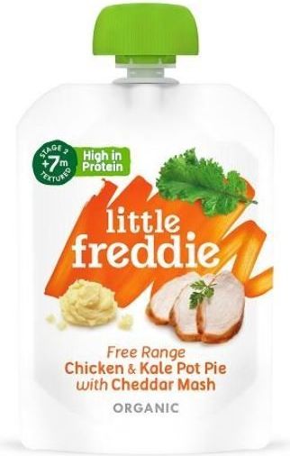 Little Freddie Zeleninovo-masový koláč z kuřecího masa z volného chovu s kapustou a sýrem 6 x 130g - obrázek 1