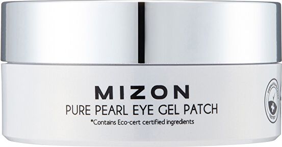Mizon Prémiová oční hydrogelová maska s bílou perlou a diamantem na vrásky a rozjasnění pleti Pure Pearl  60 ks x 1,4 g - obrázek 1
