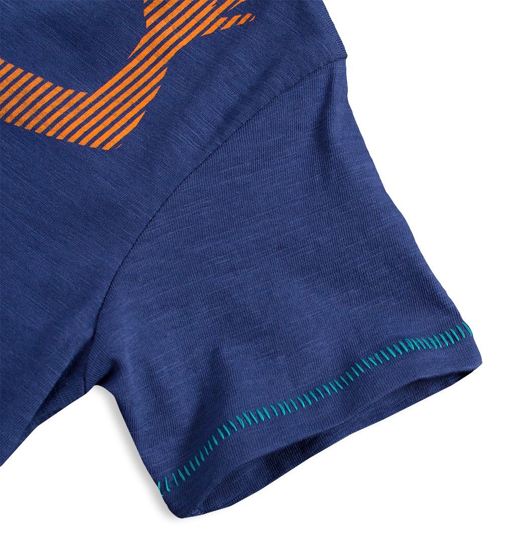 Chlapecké tričko LOSAN ORIGINAL STRIPE modré Velikost: 104 - obrázek 4