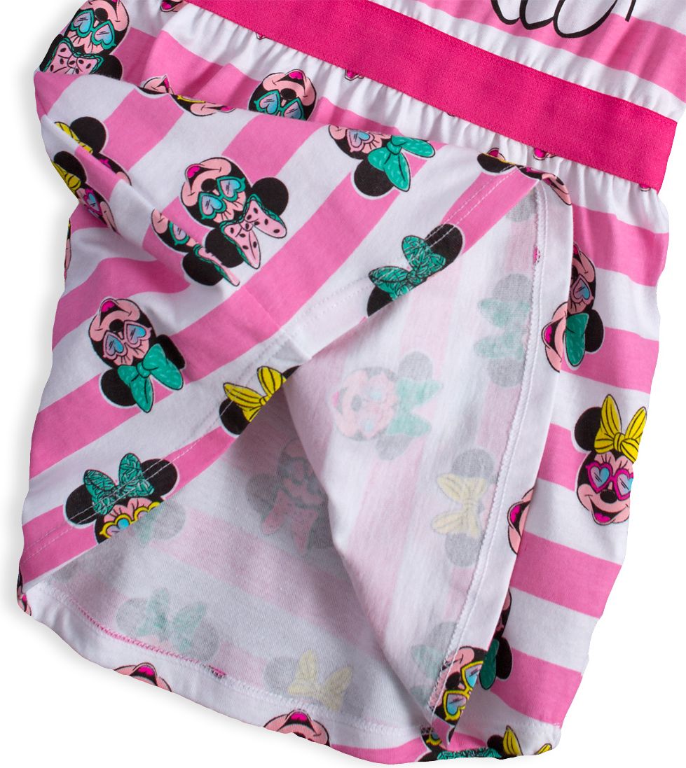 Dívčí letní šaty DISNEY MINNIE SUMMER růžové pruhy Velikost: 98 - obrázek 5