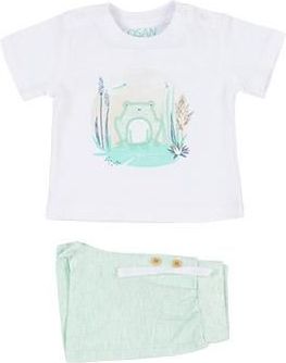 Losan chlapecký set tričko a bermudy 56 - 62 bílá - obrázek 1