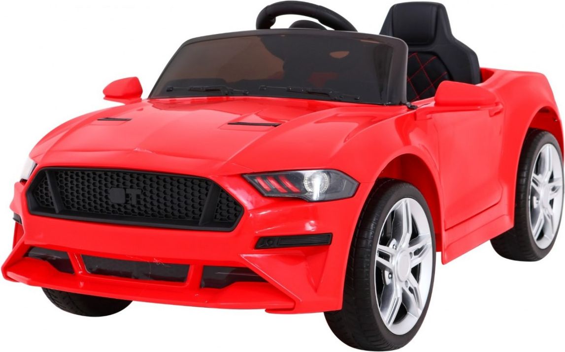 Mamido  Elektrické autíčko mustang GT kůže červené  R-BBH-718A.CR - obrázek 1