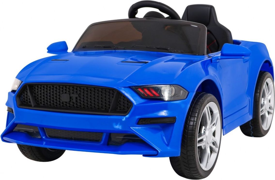 Mamido  Elektrické autíčko mustang GT kůže modré  R-BBH-718A.NIE - obrázek 1