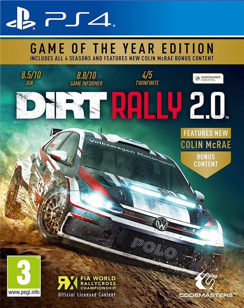 DiRT Rally 2.0 - Game of the Year Edition (PS4) - obrázek 1