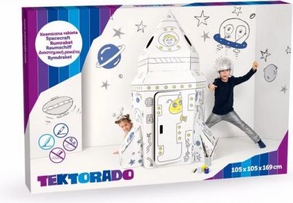 Tektorado Velká kartonová vesmírná raketa - obrázek 1