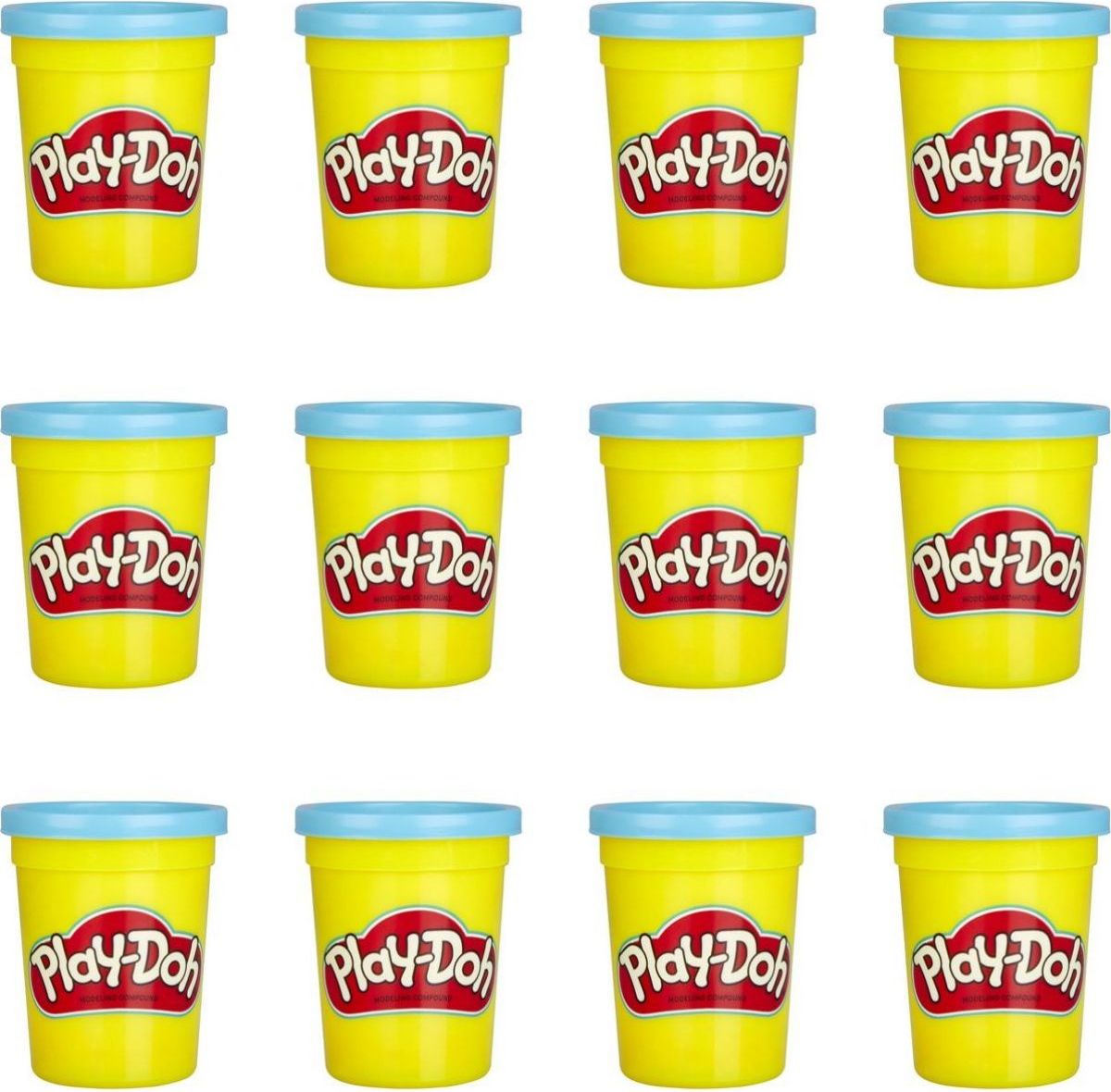 Play-Doh balení 12 ks kelímků modrá - obrázek 1