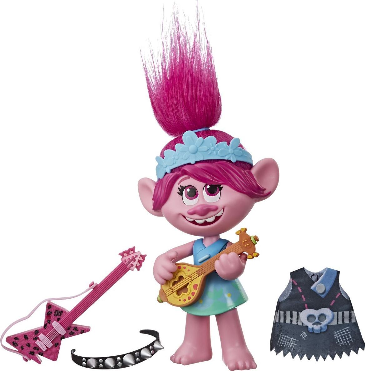 Hasbro Trolls zpívající figurka Poppy s rockovým příslušentvím - obrázek 1