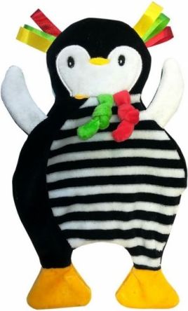 Hencz Toys Pinkado - senzorická edukační hračka - šustíci - tučňáček - obrázek 1