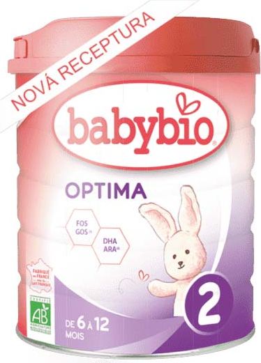 6x BABYBIO OPTIMA 2 kojenecké bio mléko (800 g) - obrázek 2