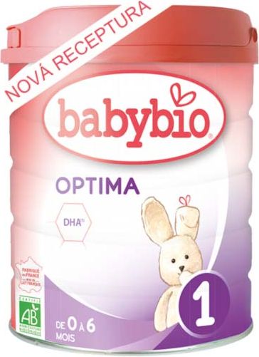 6x BABYBIO OPTIMA 1 kojenecké bio mléko (800 g) - obrázek 2