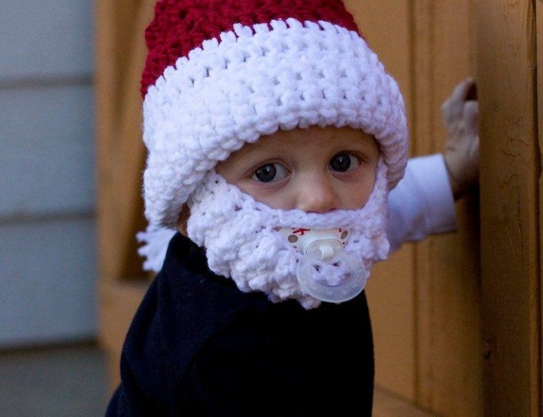 Dětská čepice Santa - obrázek 1