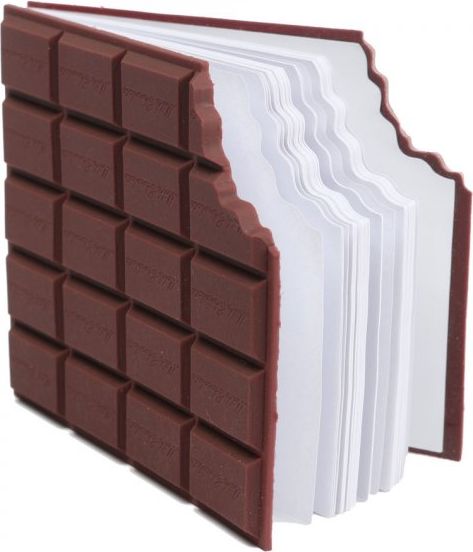 Poznámkový blok ukousnutá čokoláda - obrázek 1