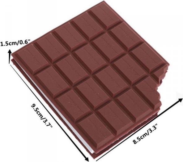 Poznámkový blok ukousnutá čokoláda - obrázek 7