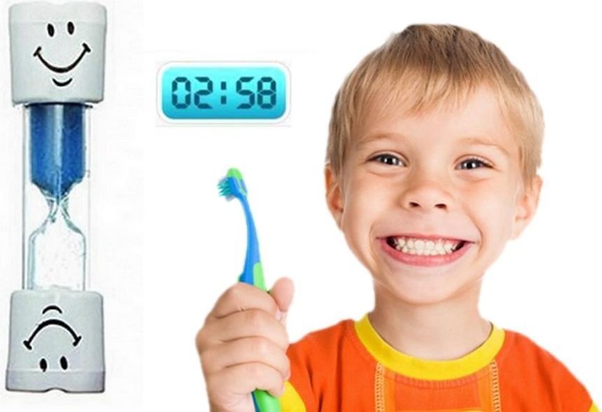 Přesýpací hodiny na čištění zubů - modré - obrázek 2