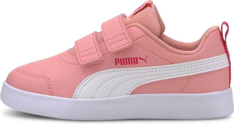 Puma Dívčí boty Courtflex v2 V PS 37154303 28 růžová - obrázek 1