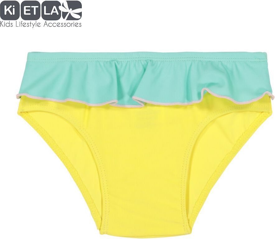 Dívčí plavky s UV ochranou Kietla Nohavičky Yellow/Green 12 měsíců - obrázek 1