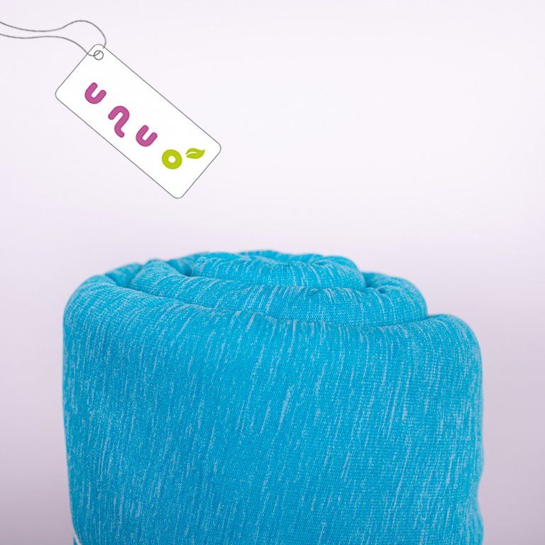 Unuo, Funkční čepice s kšiltem UV 50+, Žíhaná holubičí šedá, Velryby holka (Unuo functional UPF 50+ cap with peak) Velikost (Size): XS (42 - 44 cm) - obrázek 4
