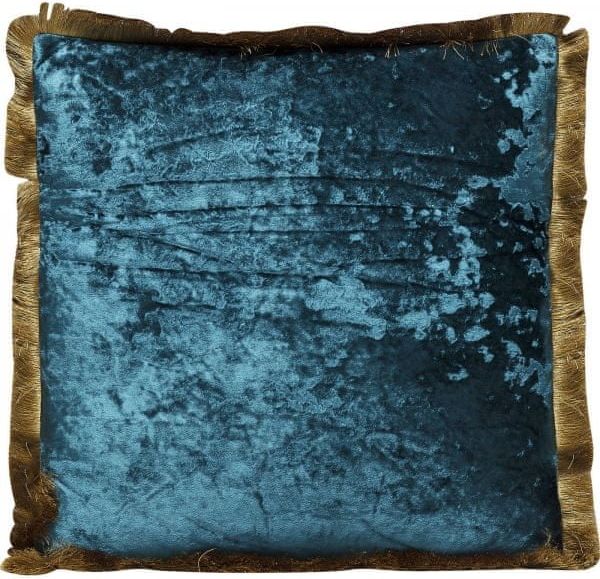 KARE Dekorativní polštář Cannes 45×45 cm - modrozelený - obrázek 1