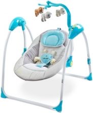 Houpačka pro miminko s melodiemi a ovladačem - LOOP blue - Caretero - obrázek 1