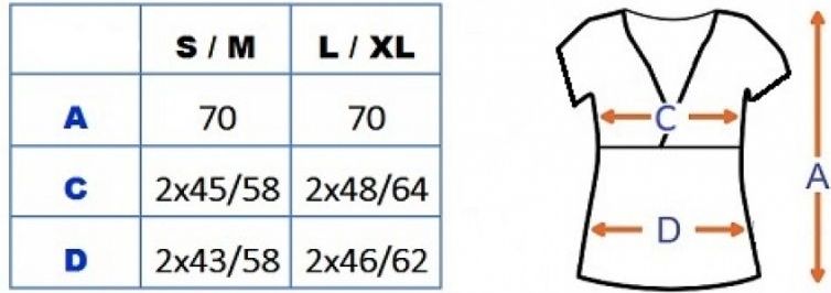 Těhotenské a kojící triko s kapucí, kr. rukáv - bílé - L/XL - obrázek 2