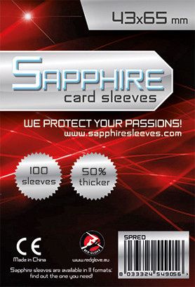 Sapphire Red - 100 ks (43x65mm) - obrázek 1
