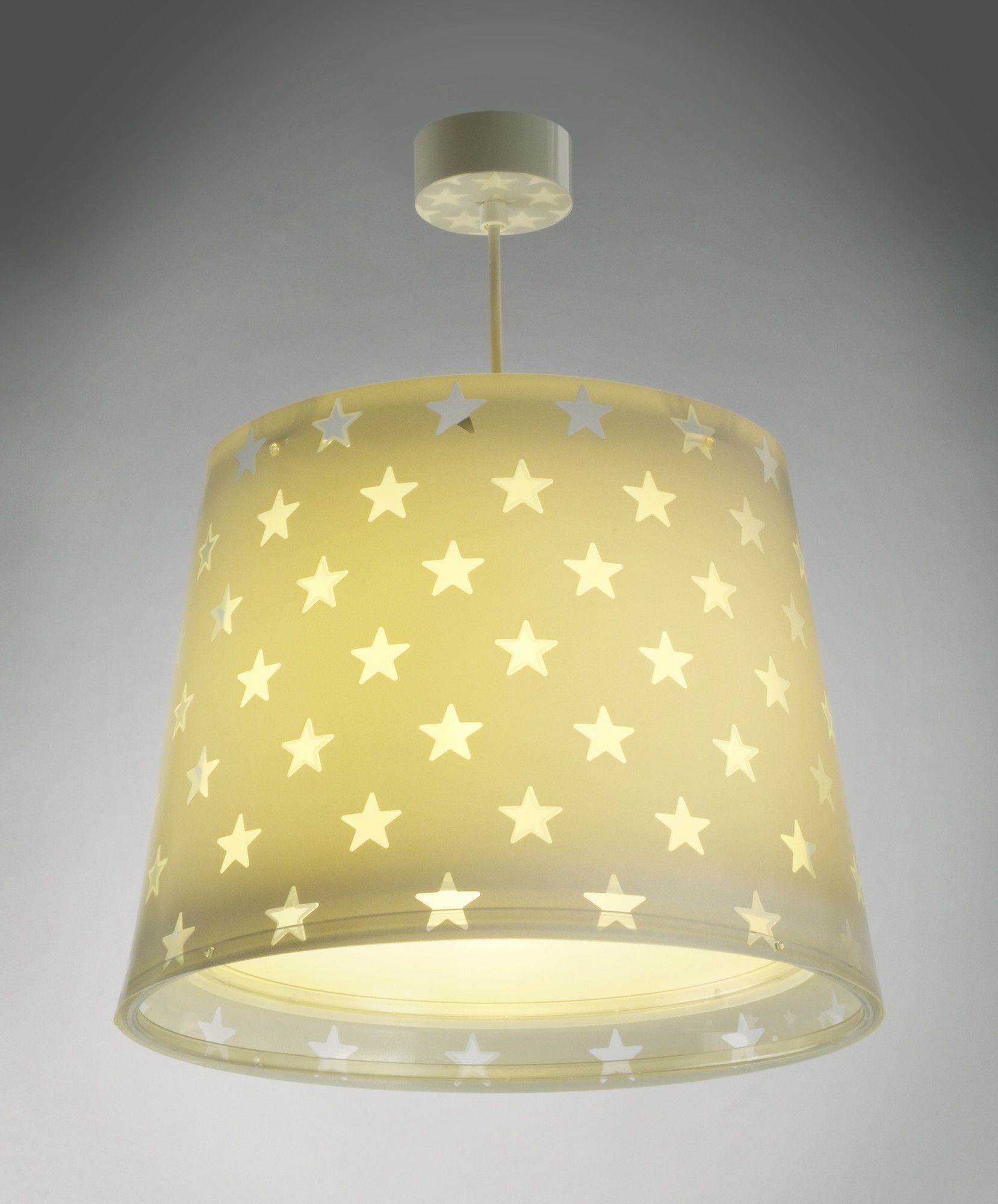 DĚTSKÉ ZÁVĚSNÉ SVÍTIDLO STARS GREY - obrázek 2