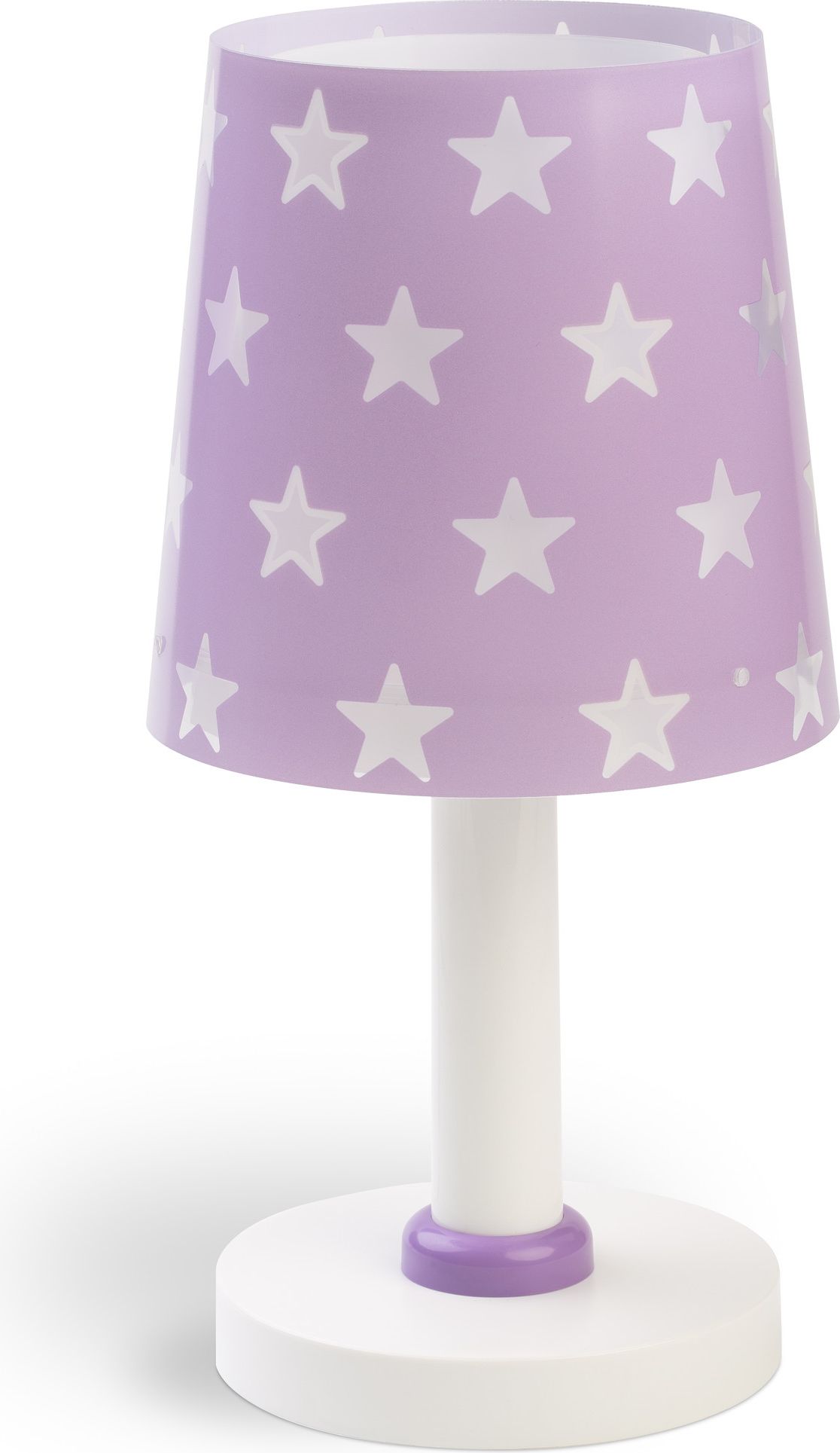 DĚTSKÁ STOLNÍ LAMPIČKA STARS PURPLE - obrázek 1