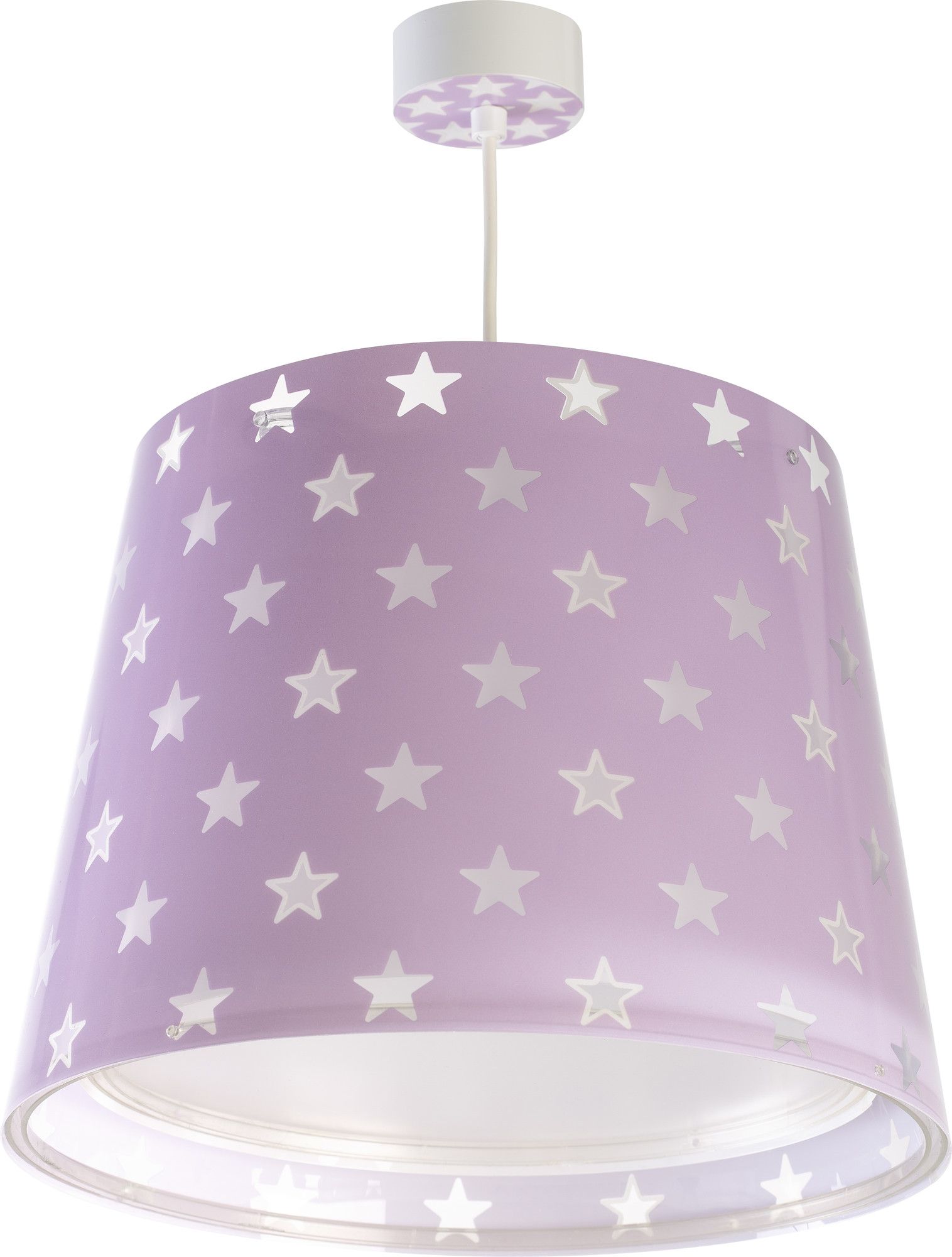 DĚTSKÉ ZÁVĚSNÉ SVÍTIDLO STARS PURPLE - obrázek 1