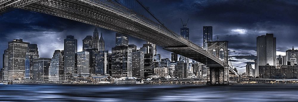 Schmidt Panoramatické puzzle Noční světla New Yorku 1000 dílků - obrázek 1
