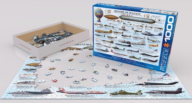 Puzzle EuroGraphics Historie letectví  1000 - obrázek 3