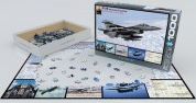 Puzzle EuroGraphics Stíhačka F-16 Falcon  1000 - obrázek 2