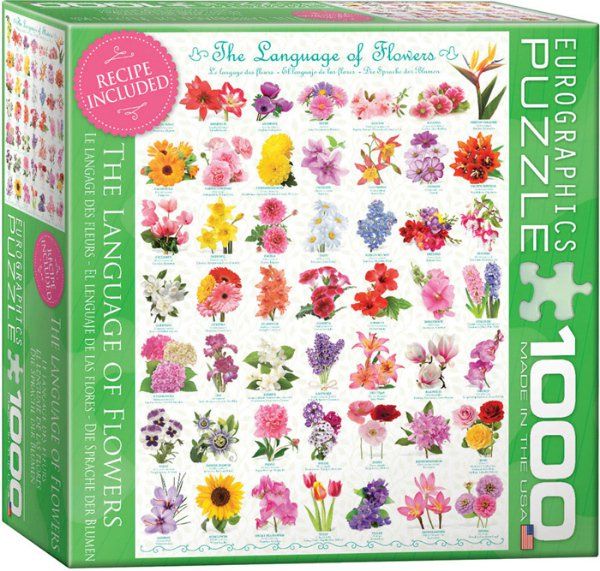 Puzzle EuroGraphics Květiny 1000 - obrázek 1