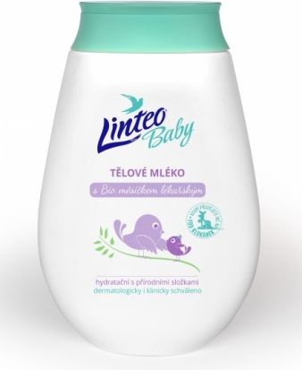 Tělové mléko s BIO měsíčkem lékařským LINTEO BABY - obrázek 1