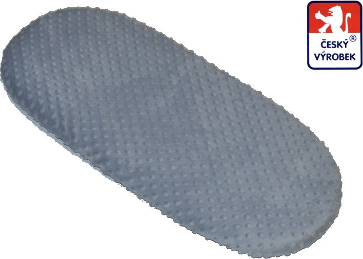 Prostěradlo do kočárku Dětský svět MINKY šedé - obrázek 1