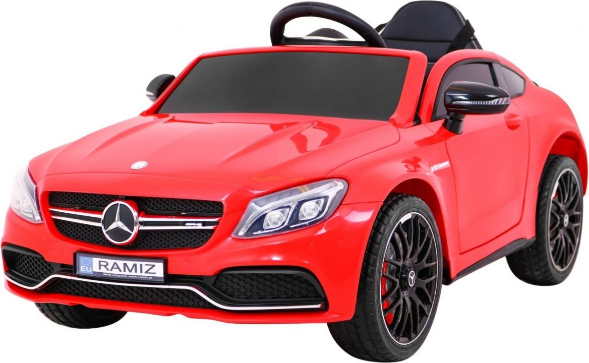 Mamido Elektrické autíčko Mercedes Benz C63 AMG červené R-QY1588.CR - obrázek 1