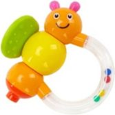 Chrastítko dětské plastové - VČELKA s kroužkem - BabyMix - obrázek 1